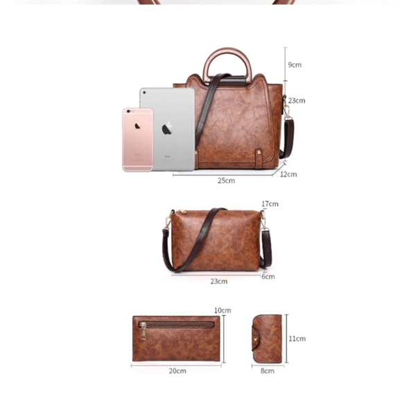 Leather 4 in 1 Handbag - Picture 6 of 6